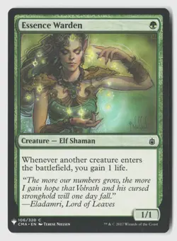 Essence Warden 106 Common The List Reprints Magic: The Gathering Near Mint - Image 1