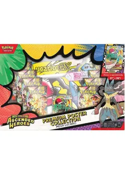 Pokemon Ascended Heroes Mega Lucario Premium Poster Collection Brand New Sealed - Image 1