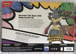 Pokemon Ascended Heroes Mega Lucario Premium Poster Collection New & Sealed - Image 2