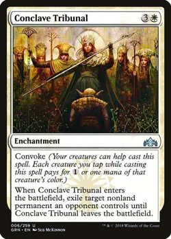Conclave Tribunal 2x FOIL GRN MTG Guilds of Ravnica Uncommon MINT white - Image 1