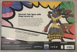 Pokemon Ascended Heroes Premium Poster Collection Mega Lucario Sealed NEW - Image 2