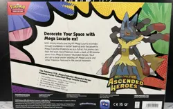 Pokemon Ascended Heroes Mega Lucario Premium Poster Collection New & Sealed - Image 2