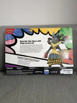 Mega Lucario Premium Poster Collection -Ascended Heroes -New & Sealed- Pokemon - Image 2