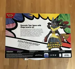 Mega Lucario Premium Poster Collection -Ascended Heroes -New & Sealed- Pokemon - Image 2