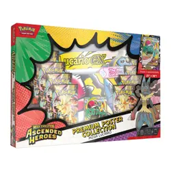 Pokemon Ascended Heroes Mega Lucario Premium Poster Collection Brand New Sealed - Image 1