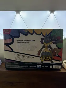 Pokemon Ascended Heroes Premium Poster Collection Mega Lucario - NEW AND SEALED - Image 4
