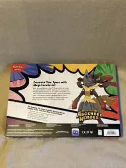 Pokemon Ascended Heroes Premium Poster Collection Mega Lucario - New & sealed! - Image 2