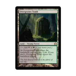 WOTC MtG Return to Ravnica Overgrown Tomb (R) NM - Image 1