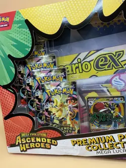 Pokemon Ascended Heroes Premium Poster Collection Mega Lucario Ex - New & SEALED - Image 5