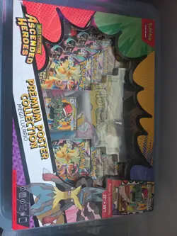 Pokemon Ascended Heroes Premium Poster Collection Mega Lucario - New & Sealed - Image 1