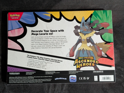 Pokemon Ascended Heroes Premium Poster Collection Mega Lucario - New & Sealed - Image 2