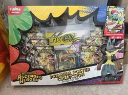 Pokemon Ascended Heroes Premium Poster Collection Mega Lucario New & Sealed - Image 1