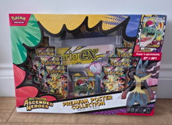Pokemon Ascended Heroes Premium Poster Collection Mega Lucario New & Sealed - Image 1