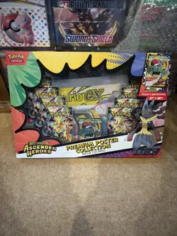 Pokemon Ascended Heroes Premium Poster Collection Mega Lucario New & Sealed🔥 - Image 1