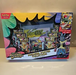Pokemon Ascended Heroes Premium Poster Collection Mega Lucario - New & Sealed ✨ - Image 1