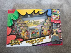 Pokemon Ascended Heroes Premium Poster Collection Mega Lucario New & Sealed🔥 - Image 1