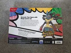 Pokemon Ascended Heroes Premium Poster Collection Mega Lucario New & Sealed🔥 - Image 2