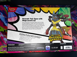 Pokemon Ascended Heroes Mega Lucario Premium Poster Collection Brand New Sealed - Image 2