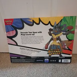 Pokemon Ascended Heroes Premium Poster Collection Mega Lucario New & Sealed🔥 - Image 2