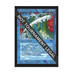 WOTC MtG International Ed. Wall of Water (U) NM - Image 1