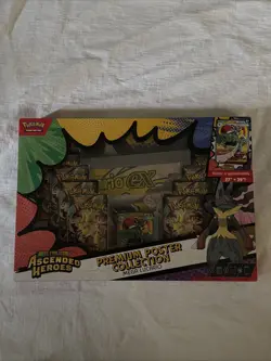 Pokemon Ascended Heroes Premium Poster Collection Mega Lucario | New Sealed - Image 1