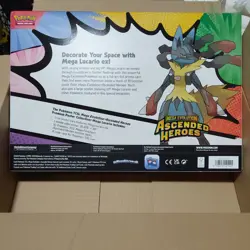 Pokemon Ascended Heroes Premium Poster Collection Mega Lucario - New & Sealed - Image 2