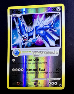 2008 Pokemon DIALGA Majestic Dawn REVERSE HOLO Rare Diamond & Pearl Card 4/100 - Image 1