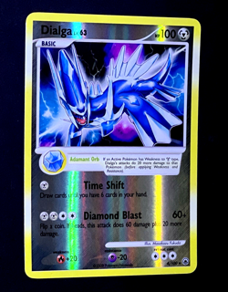 2008 Pokemon DIALGA Majestic Dawn REVERSE HOLO Rare Diamond & Pearl Card 4/100 - Image 3