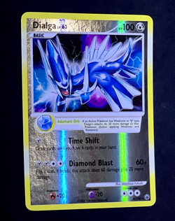 2008 Pokemon DIALGA Majestic Dawn REVERSE HOLO Rare Diamond & Pearl Card 4/100 - Image 4