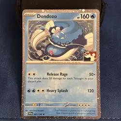 Dondozo Prize Pack Series 3 Cosmos Holo Play! Pokemon Stamped Promo 061/198 NM - Image 1