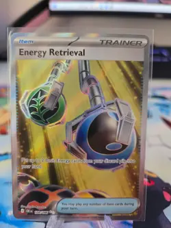 Energy Retrieval Holo Ultra Rare ME04: Chaos Rising 108/086 NM Pokemon card - Image 1