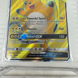 Pokemon NM: Shining Legends: Raichu GX SM90 Full Art Holo Black Star Promo (NM) - Image 3