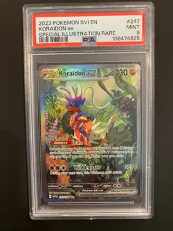 Pokemon Koraidon ex 247/198 SV01: Scarlet & Violet Base Set SIR PSA 9 MINT - Image 1