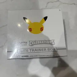Pokemon Celebrations Elite Trainer Box (ETB) Factory Sealed With Minor Defects - Image 1