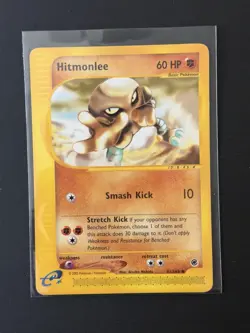 Nintendo Hitmonlee 81/165 Expedition Base Set English Uncommon 60 HP - Image 1