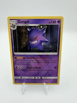 Gengar Reverse Holo Holo Rare Crimson Invasion 38/111 Pokemon - Reverse Holo - Image 1