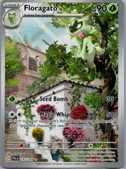 Floragato 197/193 Illustration Rare Paldea Evolved Pokemon Holo Near Mint - Image 1