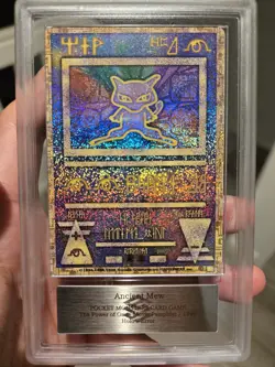 Pokemon 1999 Ancient Mew I ARS 10 NINTEDO Error Japanese COA Similar to PSA 10 - Image 1