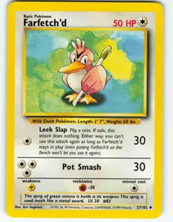 Farfetch'd - 27/102 Base Set - Pokemon TCG - 1999 - Image 1