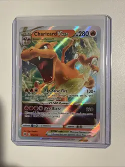Charizard VSTAR 018/172 Holo VSTAR Rare Brilliant Stars Pokemon Near Mint - Image 1