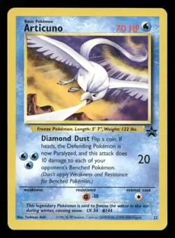 Articuno 22 Wizards Black Star Promos NM/M Pokemon - Image 1