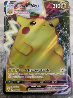 Pokemon TCG - Pikachu VMAX - 044/185 - Ultra Rare - Vivid Voltage - Image 1