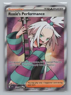 Roxie's Performance 112/086 ME04: Chaos Rising NM Pokemon TCG Ultra Rare - Image 1