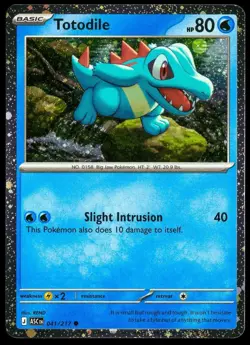 Totodile - 041/217 - Cosmos Holo - Promo - ME: Ascended Heroes - Pokemon - NM/M - Image 1