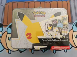 New Sealed Pokemon Celebrations 25th Anniversary Collectors Chest Lunch Box Tin - Image 1