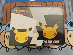 New Sealed Pokemon Celebrations 25th Anniversary Collectors Chest Lunch Box Tin - Image 2