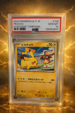 Pikachu 120/SV-P Gym Event Campaign Sv-p Promo Pokemon Japanese PSA 10 - Image 1