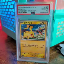 Pikachu 120/SV-P Gym Event Campaign Sv-p Promo Pokemon Japanese PSA 10 - Image 2