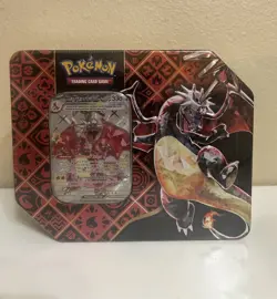 Pokemon Scarlet & Violet: Paldean Fates Tin [Charizard ex] Sealed - Image 1