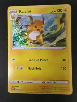 Pokemon Classic Collection English - RAICHU HOLO - CLC 009/034 - NM - Image 1